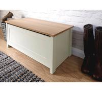 GFW Lancaster Ottoman Storage Box in Cream GFW Cream