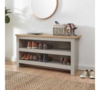 Lancaster Simple Shoe Bench GFW Grey One Size