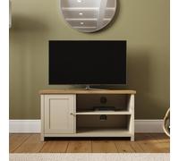 Home Source Lancaster 1 Door TV Entertainment Storage Unit Cream