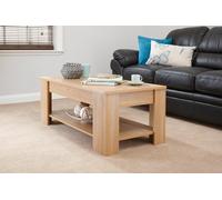 GFW Lift Up Coffee Table in Light Oak GFW Light Oak