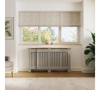 GFW Longslow Adjustable Radiator Cover Grey, Grey