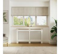 GFW Longslow Large Radiator Cover - White & Oak