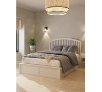 Gfw Madrid Wooden End Lift Up Ottoman Storage Bed With Sleepycastle Mattress Options (Buy & Save!) White