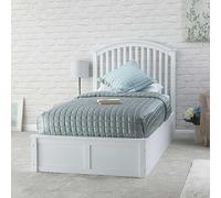 GFW Madrid Wooden Ottoman Bed White