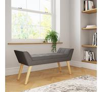 GFW GFW Milan Ottoman Storage Bench One Size Grey