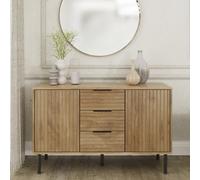 Gfw Nervata Sideboard Oak/black
