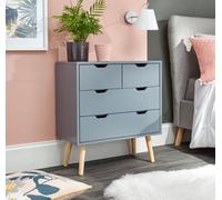 Nyborg 4 Drawer Chest - Dark Grey