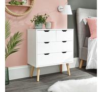 GFW Nyborg 4 Drawer Chest - White