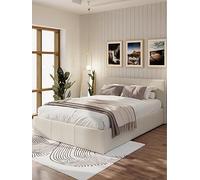 Gfw Odessa Fabric & End & Lift Ottoman & Storage Bed With & Sleepycastle & Mattress Options (Buy & Save!) Grey