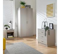 GFW Panama 3 Piece Bedroom Set Light Grey