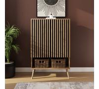 GFW Rowan Multi Unit Storage Cabinet in Light Oak GFW Light Oak