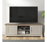 GFW Salcombe Tv Unit Light Grey, Grey