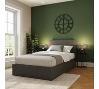 GFW Side Lift Single Ottoman Bed - Grey