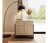 GFW Taite 1 Door 3 Drawer Sideboard Oak, Brown