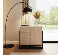 GFW Taite 1 Door 3 Drawer Sideboard Oak, Brown