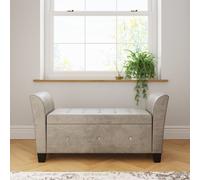 Gfw Verona Chenille Window Seat Silver