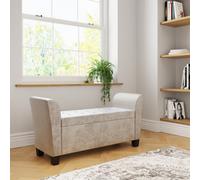 Gfw Verona Crushed Velvet Window Seat Oyster