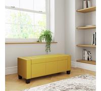 Verona Ottoman Storage Bench GFW Mustard One Size