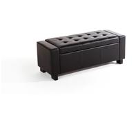 Verona Ottoman Storage Bench GFW Black One Size