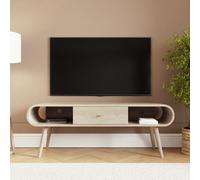 GFW Vionna 1 Drawer TV Unit - Light Oak