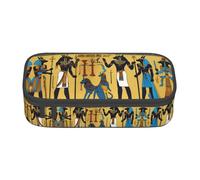 GFXEDSAH Ancient Egypt Tribe Series Print Stylish and Functional Pencil Bags,Small But Spacious,Ideal for Travel Or Daily Use
