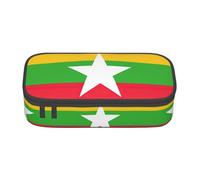 GFXEDSAH Flag of Myanmar Print Stylish and Functional Pencil Bags,Small But Spacious,Ideal for Travel Or Daily Use