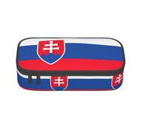 GFXEDSAH Flag of Slovakia Print Stylish and Functional Pencil Bags,Small But Spacious,Ideal for Travel Or Daily Use
