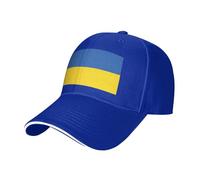 GFXEDSAH Flag of Ukraine Print Comfortable Custom Hats,Baseball Cap with Adjustable Back,Suitable All Seasons Blue