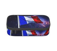 GFXEDSAH French Flag Print Stylish and Functional Pencil Bags,Small But Spacious,Ideal for Travel Or Daily Use