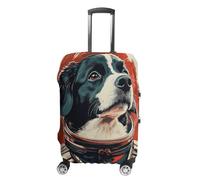 GFXEZZLH Bernese Mountain Dog Astronaut Poster_ Bernese Mountain Dog Retro Print_ Bernese Mountain Dog Portrait_ Funny Dog Poster_ Andy Warhol Art-1_4Luggage Case CoverM(22-24inch)