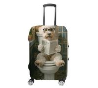 GFXEZZLH Cavachon on The Toilet and Reading NewspaperLuggage Case CoverXL(30-32inch)