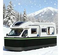 GFXYQPDNV Rv Skirting for Winter Camper Skirting Wind and Snow Proof Insulated for Travel Trailer, for Mobile Home Exterior, Rv Winter Skirting Thickening