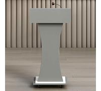 GFXYQPDNV Wooden Podium Stand Lectern, Floor Standing Pulpit Customer Reception Podiums Mic Stand Desk for Classroom, Conference, Churches, Office