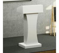 GFXYQPDNV Wooden Podium Stand Lectern, Floor Standing Pulpit Customer Reception Podiums Mic Stand Desk for Classroom, Conference, Churches, Office