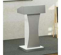 GFXYQPDNV Wooden Podium Stand Lectern, Floor Standing Pulpit Customer Reception Podiums Mic Stand Desk for Classroom, Conference, Churches, Office