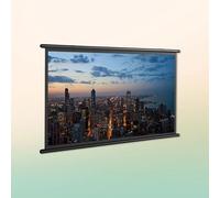 GFYHTN Outdoor Pull Down Projector Screen, 30 40 50 60 72 Inch Portable Projector Screen, Home Theater Movie Screen For Party Movie Night(72 Inch 16:9)