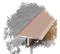 GFYHTN Threshold Transition Strip 36in, Aluminum Floor Transition Strip, T Molding Carpet Floor Flat Divider Edge Trim Strip, Easy To Cut(Pink,W 33mm)