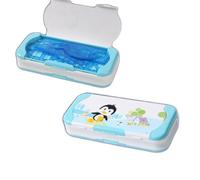 GFYLOHCY Multifunction Pencil Case with Rule, Three-Layer, Large Capacity, Pencil Holder for Students, Cute Cartoon Pencil Box for Girls and Boys, Organizer Stationery, Back to School Supplies