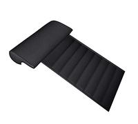 GFYWZ Car Seat Cushion with Comfort Leg Support Pillow, Leg Rest Extended Leather Cushion for Long-distance Driving,A