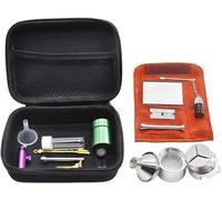 GFYWZ Herb Grinder Tool Kit Tobacco Grinder Snuff Bottle Tobacco Box with Black Box and Bag(12 Pack)