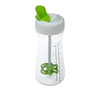 GFZYLQ Salad Dressing Shaker Container, Dripless Pour, Leak-free, Soft Grip, BPA Free, Homemade Salad Dressing Bottle Mixer Measure, 500ml