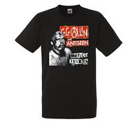 Gg Allin and Murder Junkies T-Shirt Graphic Top Printed Shirt Short Sleeve Mens Tee BlackL