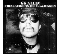 GG Allin - Freaks Faggots Drunks Junkies - Vinyl Record - K72z