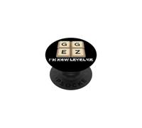 GG Easy Funny Gamer Saying for 45th Birthday PopSockets Adhesive PopGrip