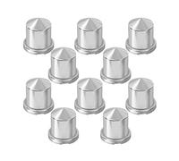 GG Grand General 10063SP 7/8 X 15/16 X 1-9/16 Inches Chrome Plastic Pointed Nut Cover with Flange