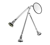 GG Grand General 33323 Tripod Fender Mount 8” Convex Mirror Set for Trucks, Buses, Utility Vehicles and More