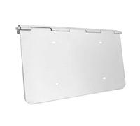 GG Grand General 60541 Stainless Steel 1 License Plate Holder for Peterbilt
