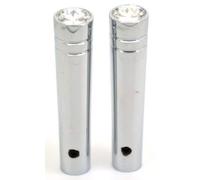 GG Grand General 92882 2-1/4 Inches Chrome Aluminum Switch Extension with Clear Crystal for Peterbilt