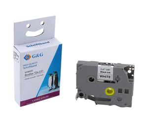 GG RL-D-Ny-18489-BK/WT-19MM*3.5M Labelling tape White Polyamide 19...