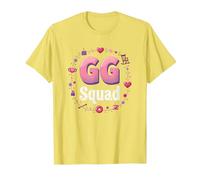 GG Squad: Crafty Grandma Gathering Fun Circle T-Shirt, Men, Lemon, M